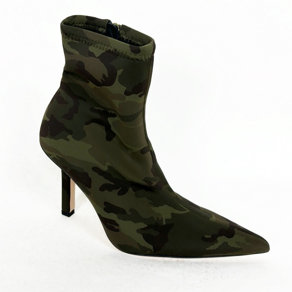Good American Camouflage Ankle Boots